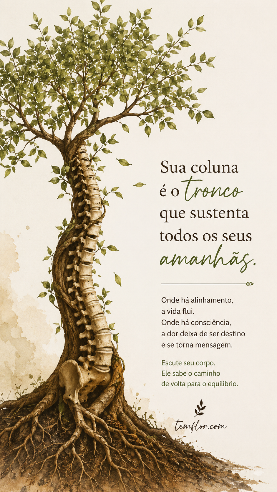 Postura, coluna e energia vital: o toque osteopático e a escuta do corpo em profundidade